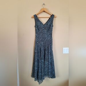 Evan Picone Y2k Slipdress Handkerchief Hem